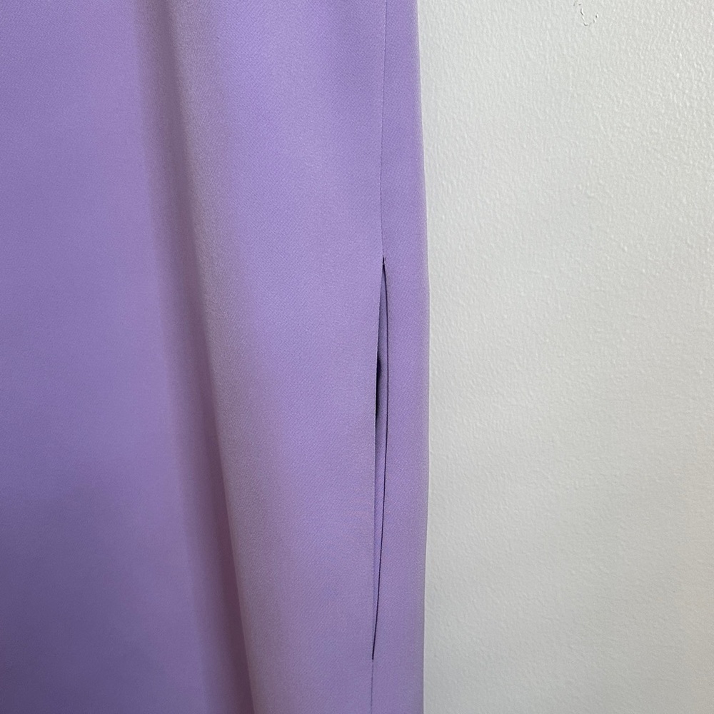 Milly Lavender Purple Flutter Sleeve Dress with Pockets - Picture 8 of 8